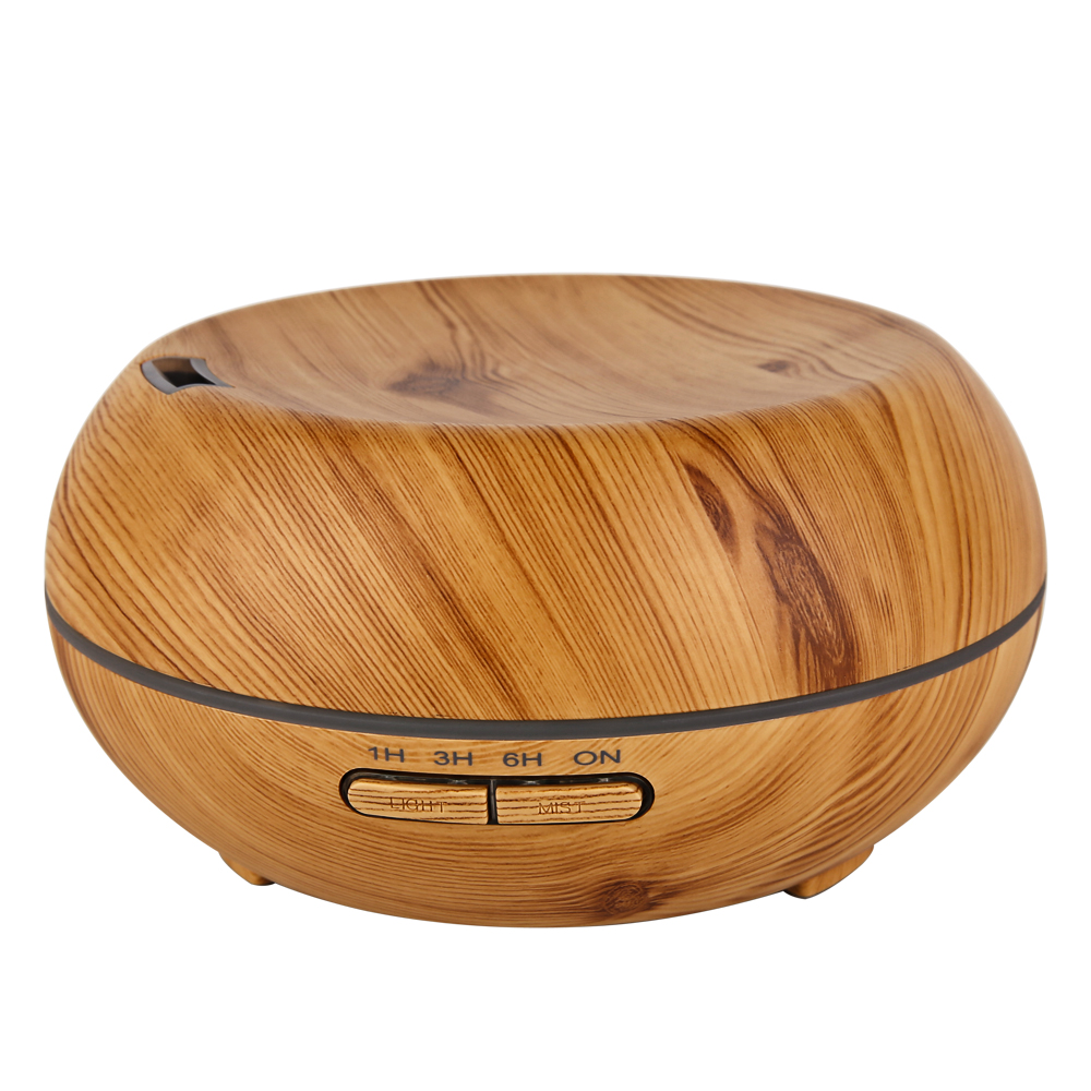 Air Aromatherapy Ultrasonic Wood Grain Diffuser Aroma Mist Dispenser Lamp Humidifier 200 ML